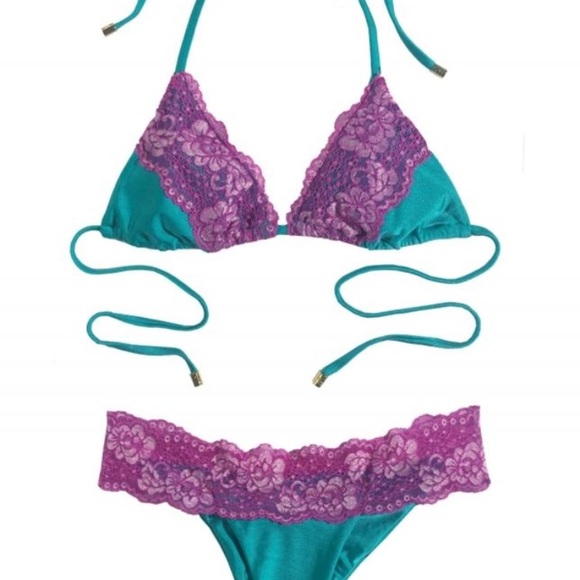 Beach Bunny Lady Lace Bikini 💜 - Picture 2 of 5